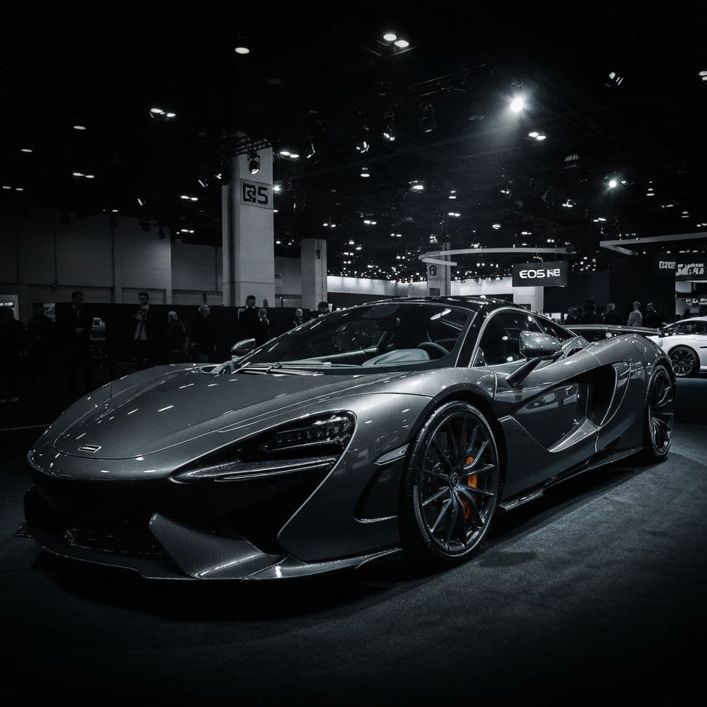 Luxury supercar on display at the Canadian International AutoShow